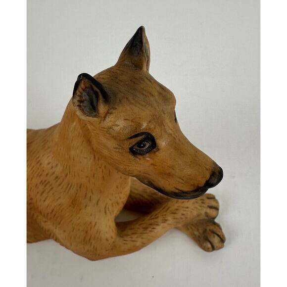 Dog Great Dane Lefton Hand Painted #06142 1987 New No Box - Picture 6 of 7